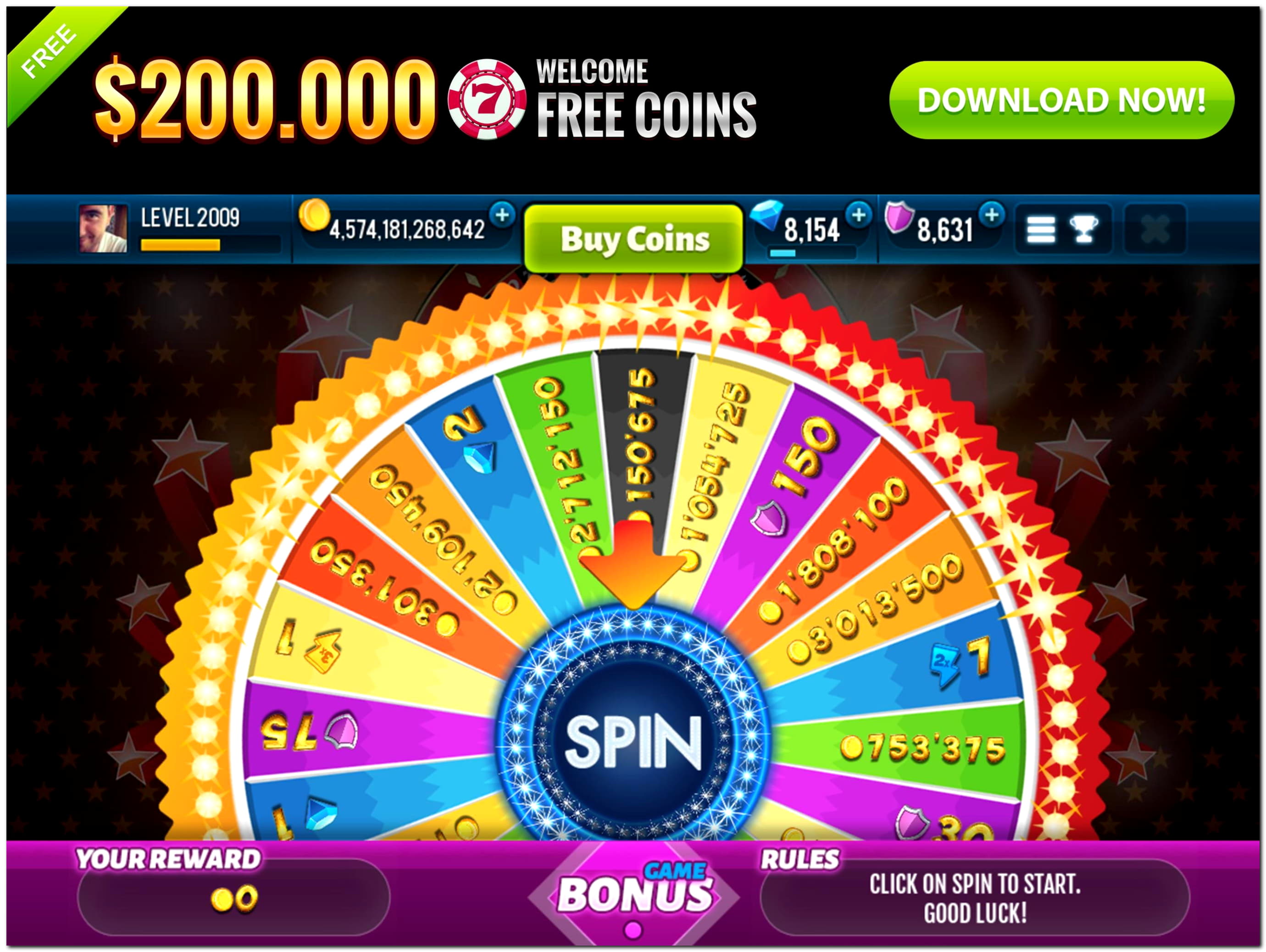 EURO 690 Free Casino Chip at Spin Palace Casino
